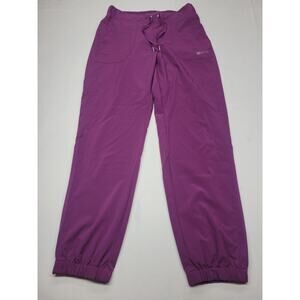 White Cross Fit Scrub Pants Pockets Medical Hospital Surgical Nursing Size M